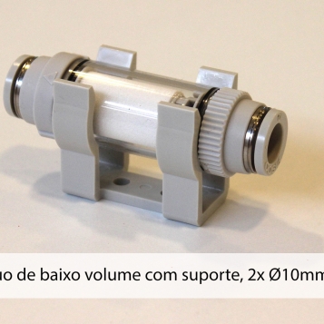 Filtro para vácuo de baixo volume com suporte, 2x Ø10mm 71.004 (3)