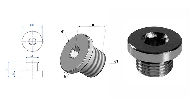 Blanking plugs with O-ring seal – SZ-SCV