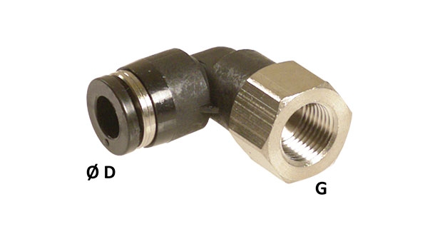 90° elbow female connectors