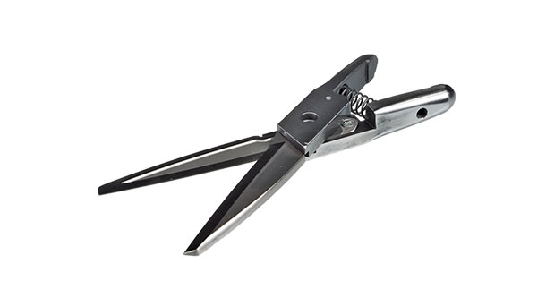 Blades for special air shears, single-acting