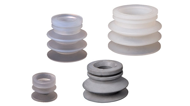 Bellows vacuum cups 1.5 and 2.5 folds with special connection for standard packaging machines - SV-SB