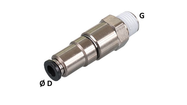 Push-in stud connectors for high speed rotation